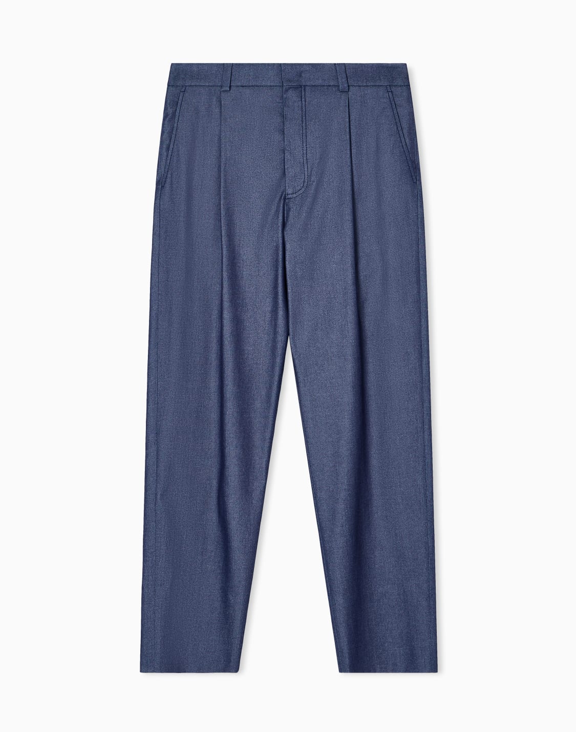 single-pleat-trousers-in-denim-effect-cotton-and-silk-blue--giorgio-armani