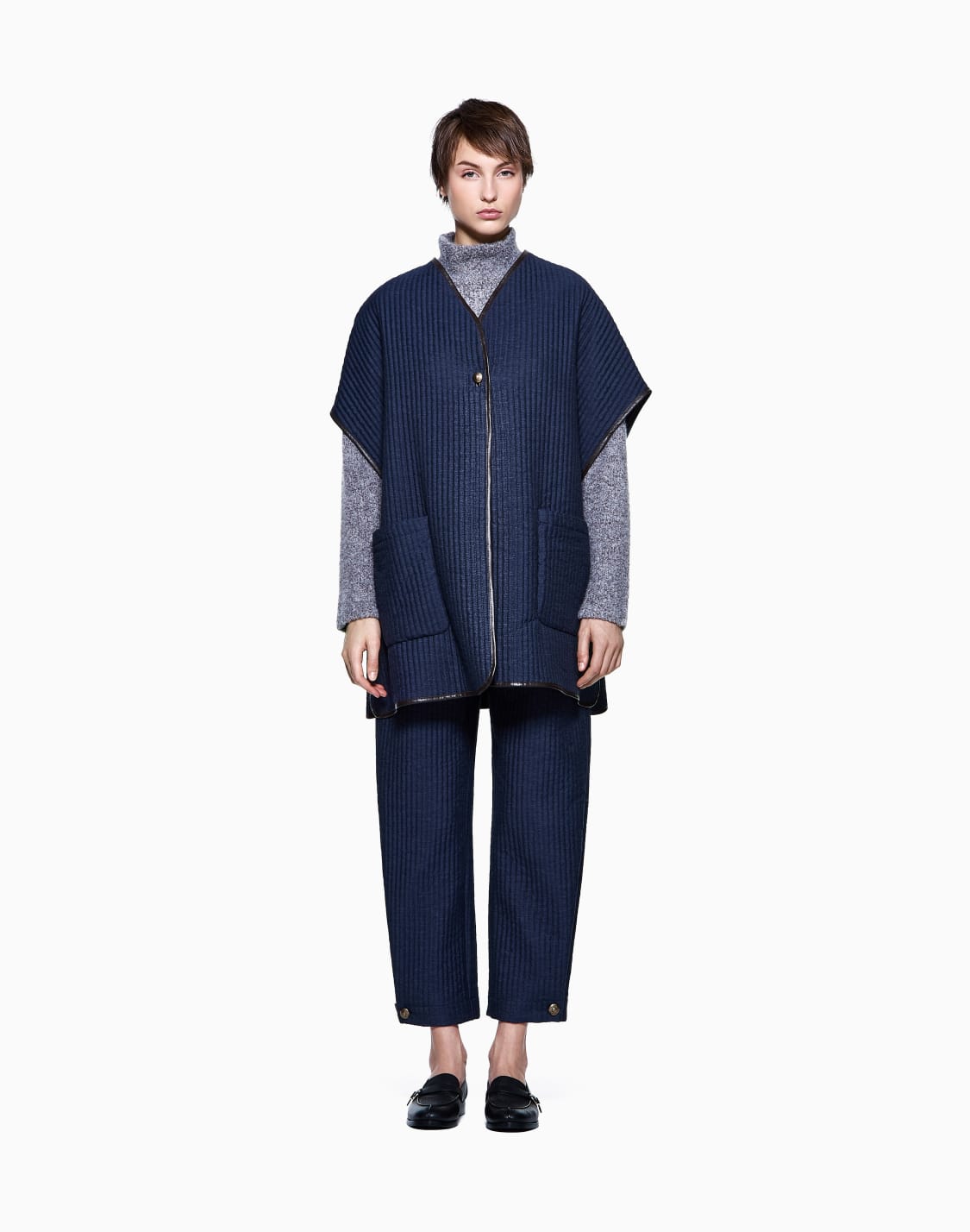 viscose-cotton-and-silk-cape-with-leather-details-blue--giorgio-armani