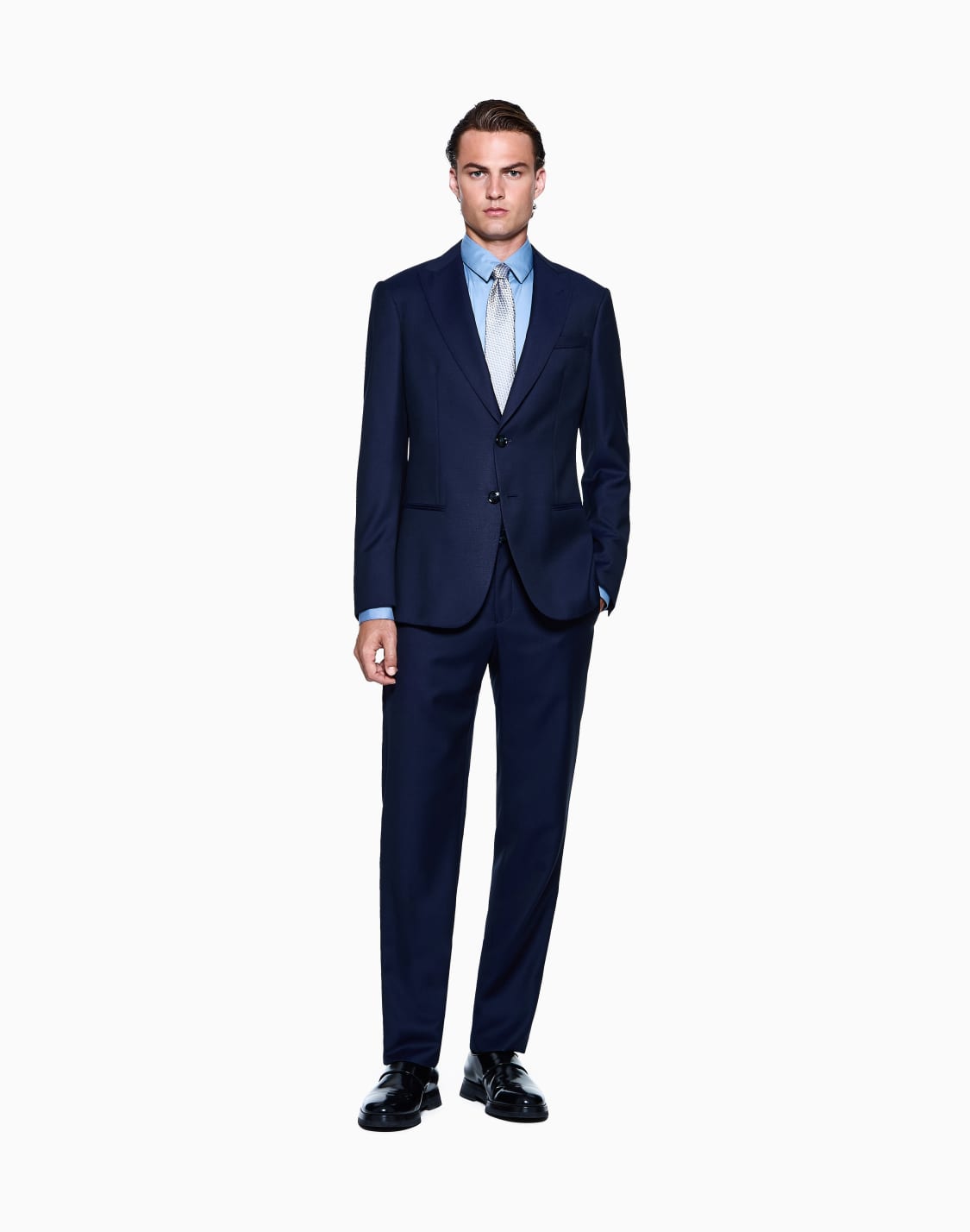 slim-fit-shirt-in-cotton-poplin-light-blue--giorgio-armani