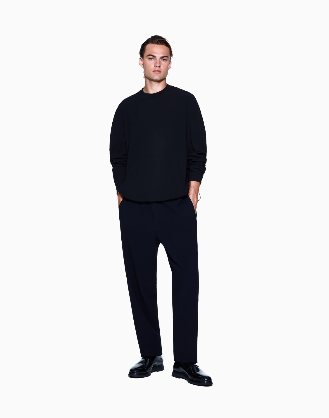 fashion-shirts-ブラック--giorgio-armani