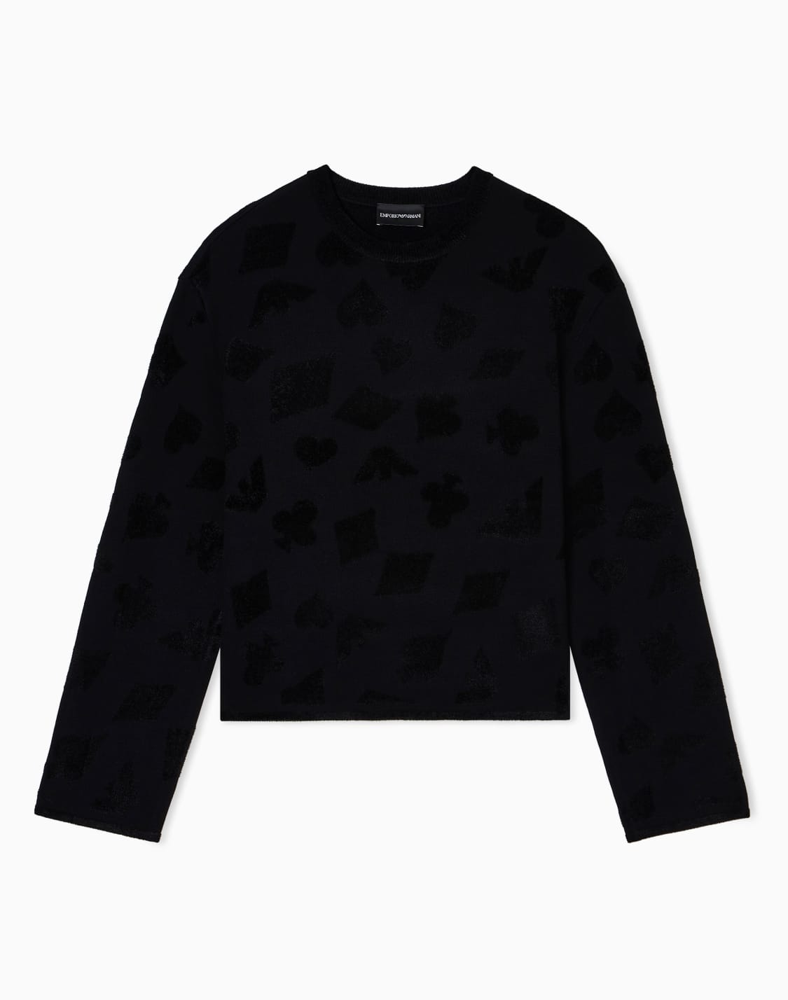 セタ-ジャカドシェニル-パタン-ブラック--emporio-armani