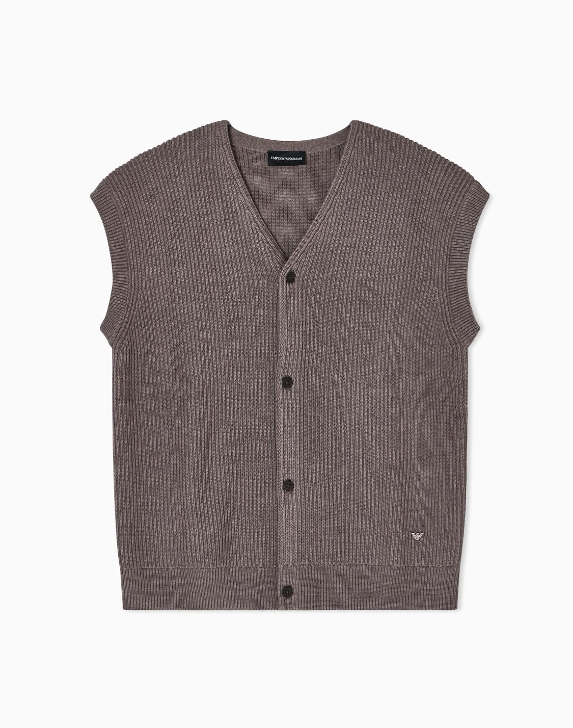 ribbed-wool-blend-waistcoat-with-buttons-brown--emporio-armani