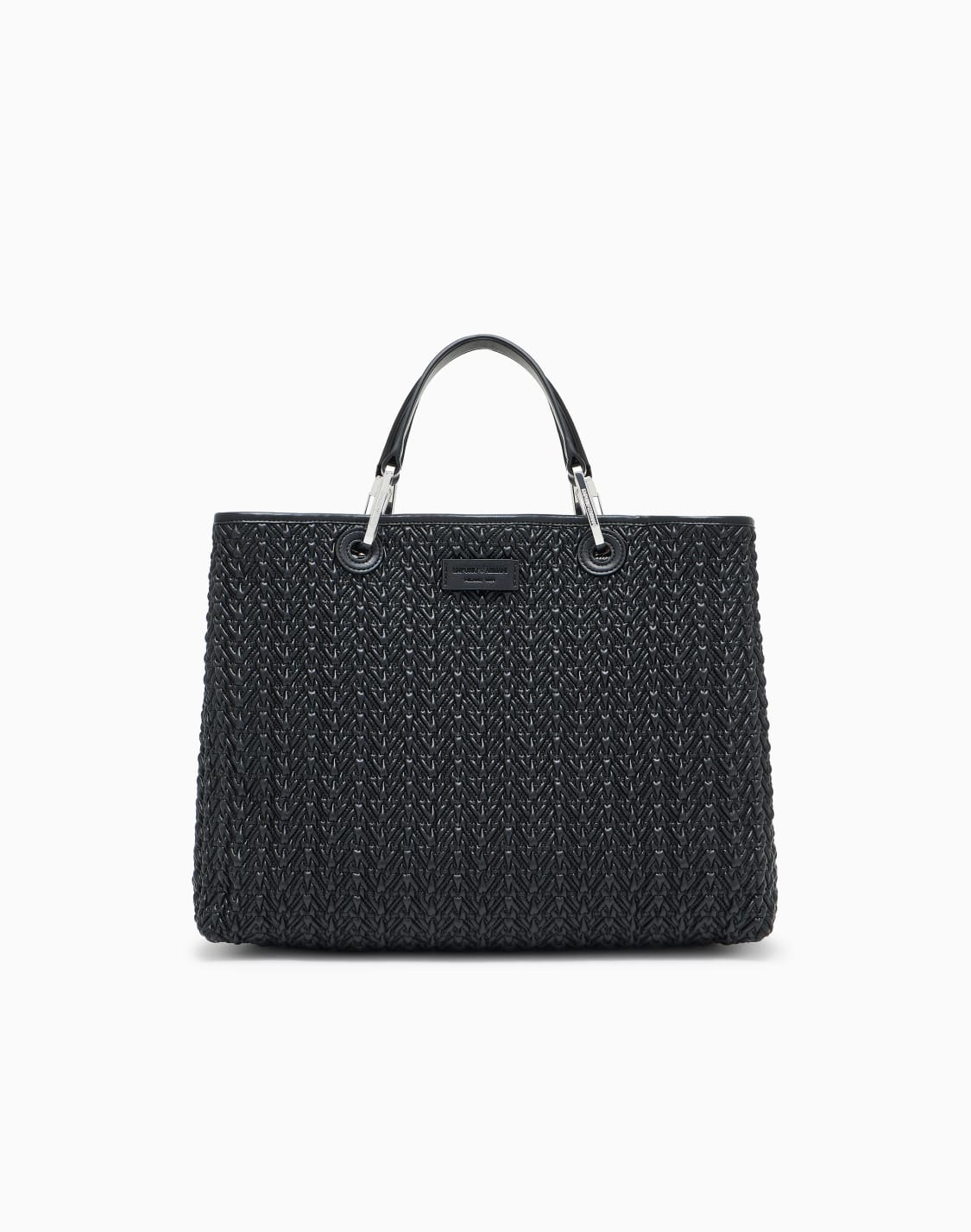 myea-ショッパ-キルティング仕上げ-ミディアム-ブラック--emporio-armani