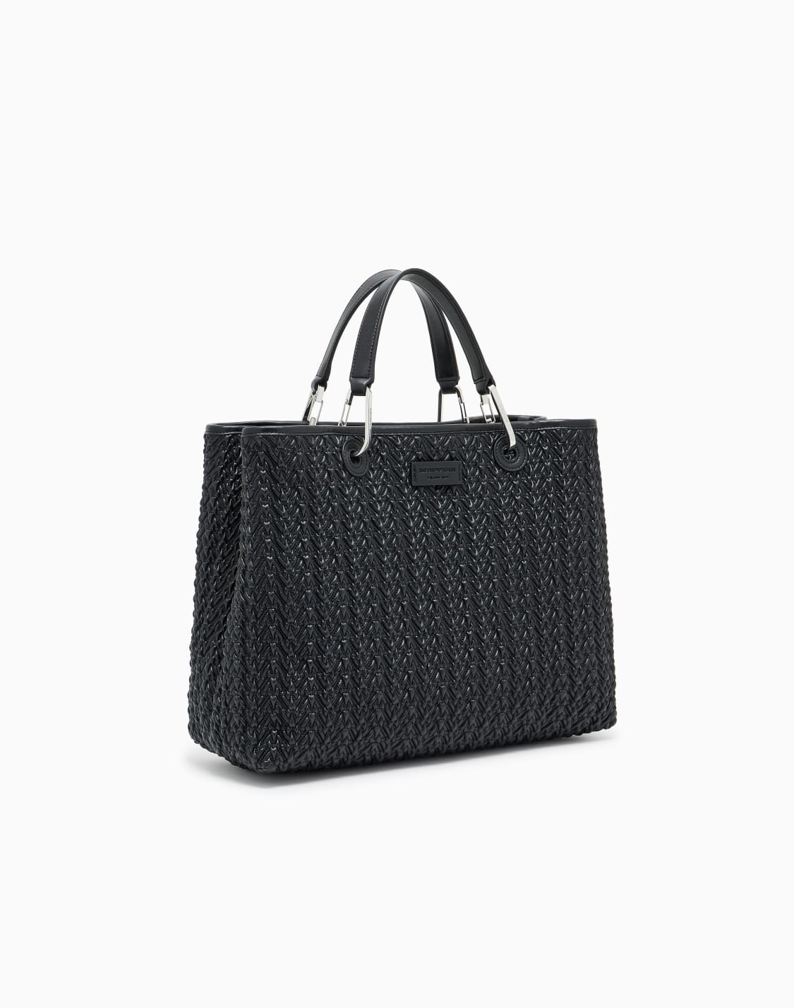 myea-ショッパ-キルティング仕上げ-ミディアム-ブラック--emporio-armani