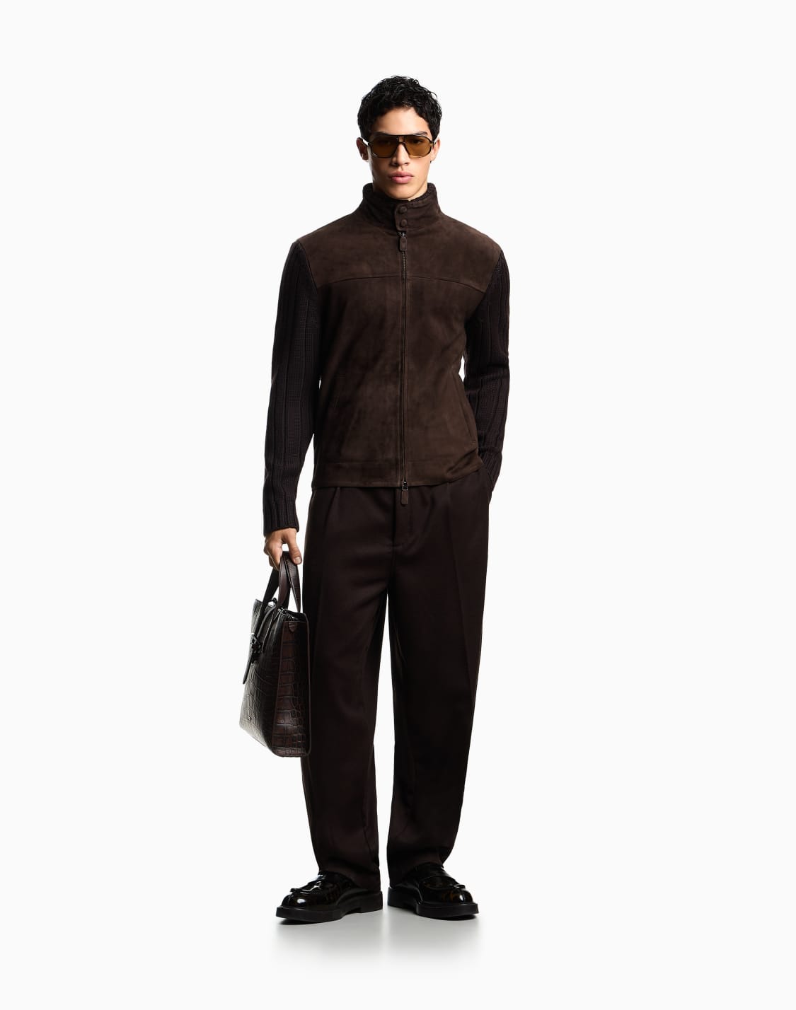 suede-and-wool-blend-knit-blouson-grey--emporio-armani