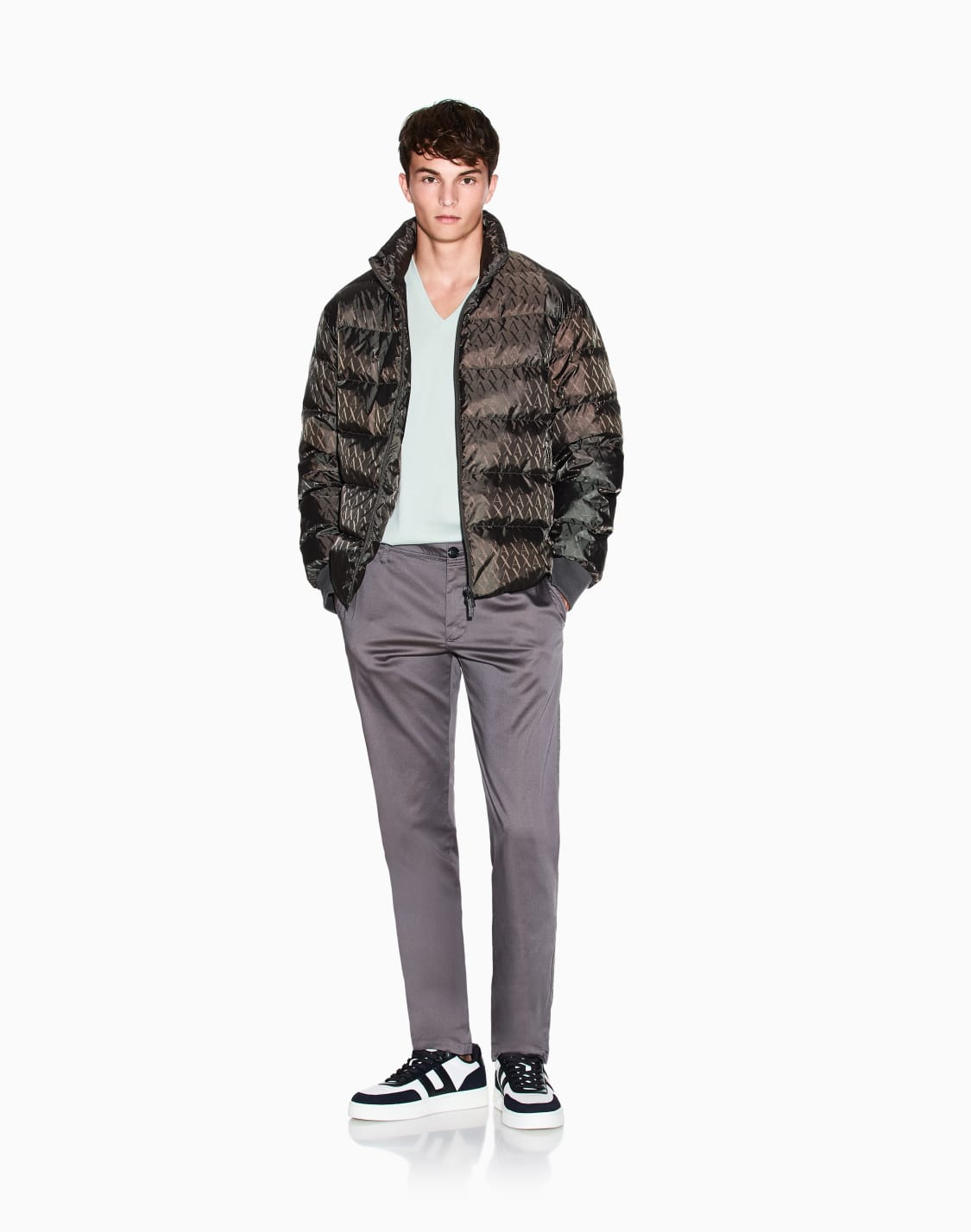 stretch-cotton-chinos-gris--armani-exchange