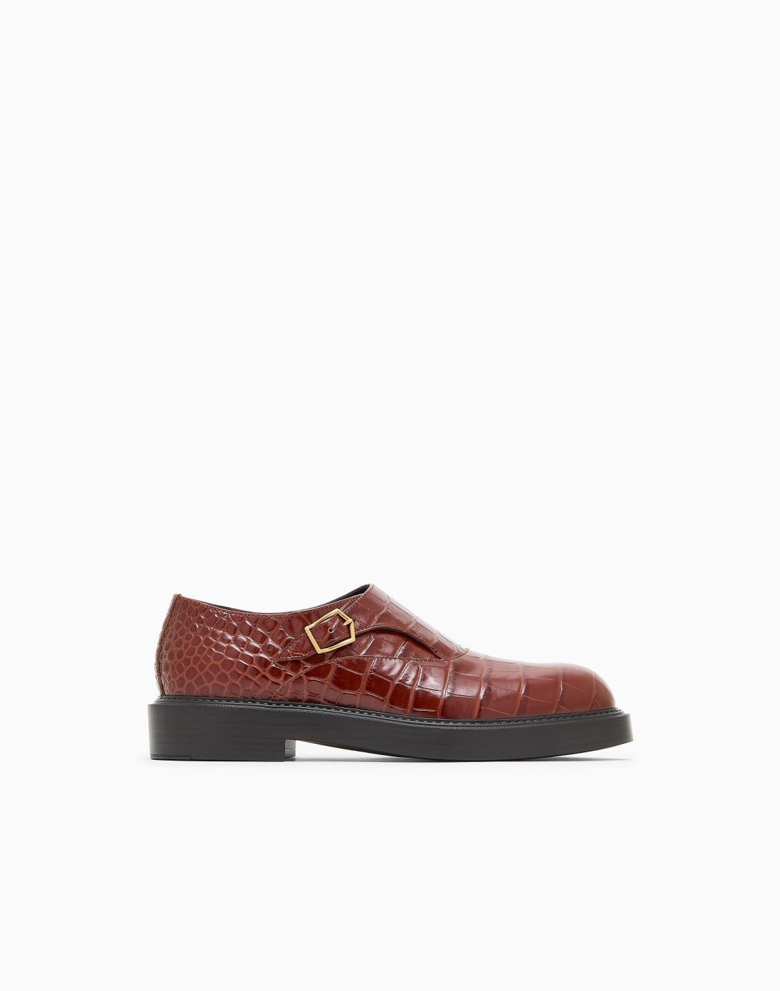 monkstrap-in-vitello-stampa-cocco-marrone--emporio-armani