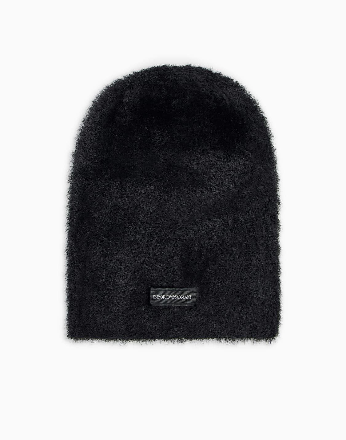 faux-fur-fabric-beanie-black--emporio-armani