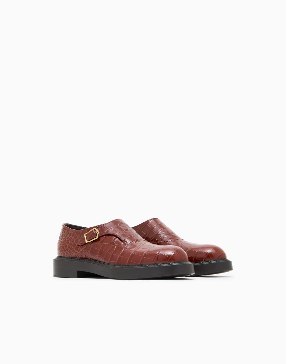 monkstrap-in-vitello-stampa-cocco-marrone--emporio-armani