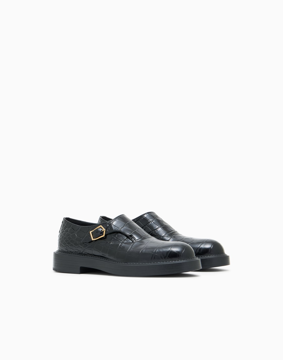 monkstrap-in-vitello-stampa-cocco-nero--emporio-armani