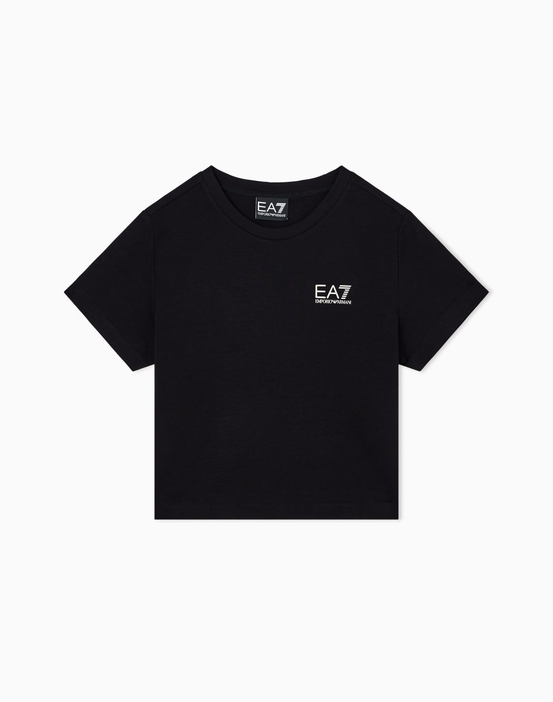 t-shirt-core-identity-girl-ras-du-cou-en-coton-stretch-noir--ea7