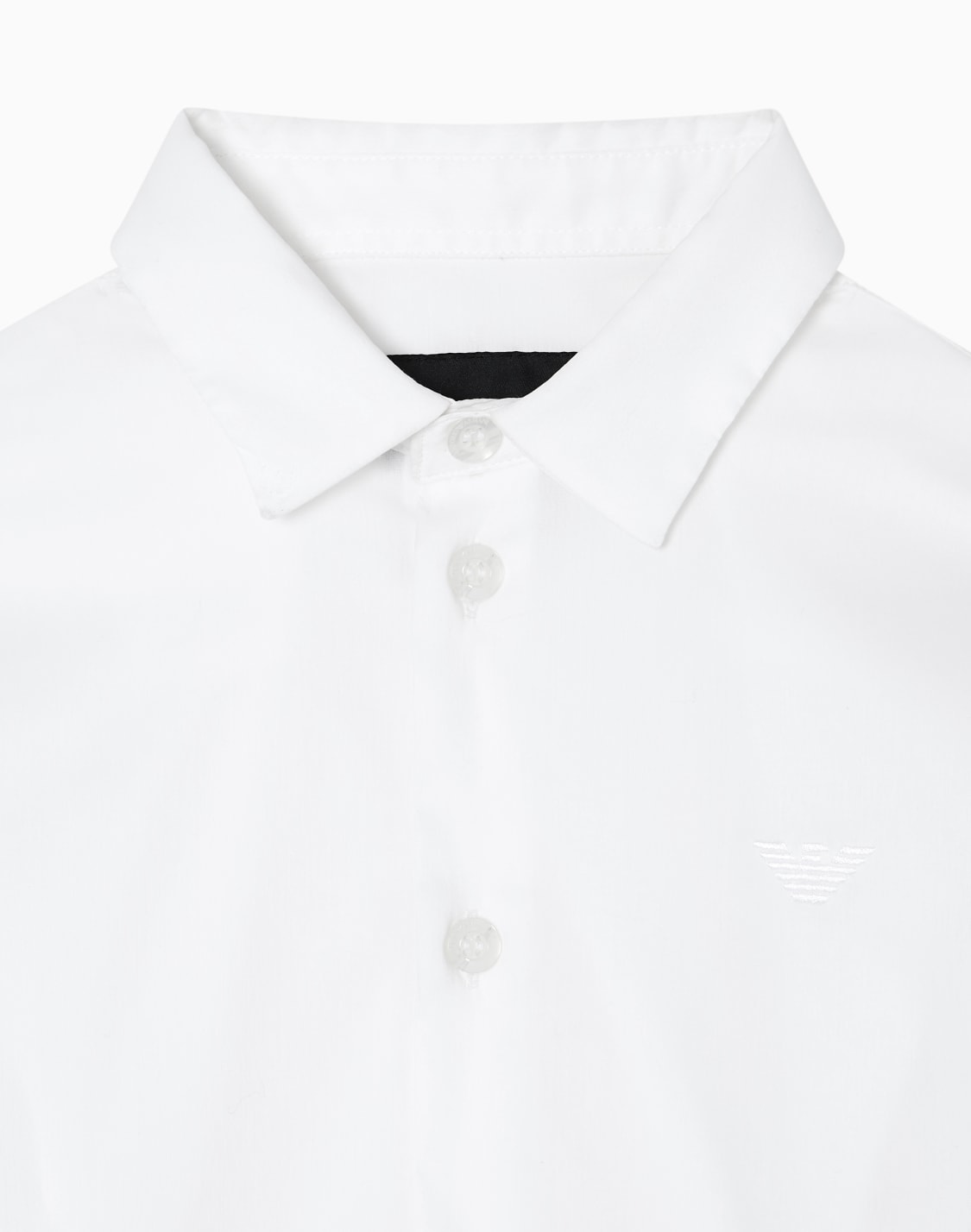 chemise-en-popeline-avec-broderie-aigle-dans-le-ton-blanc--emporio-armani