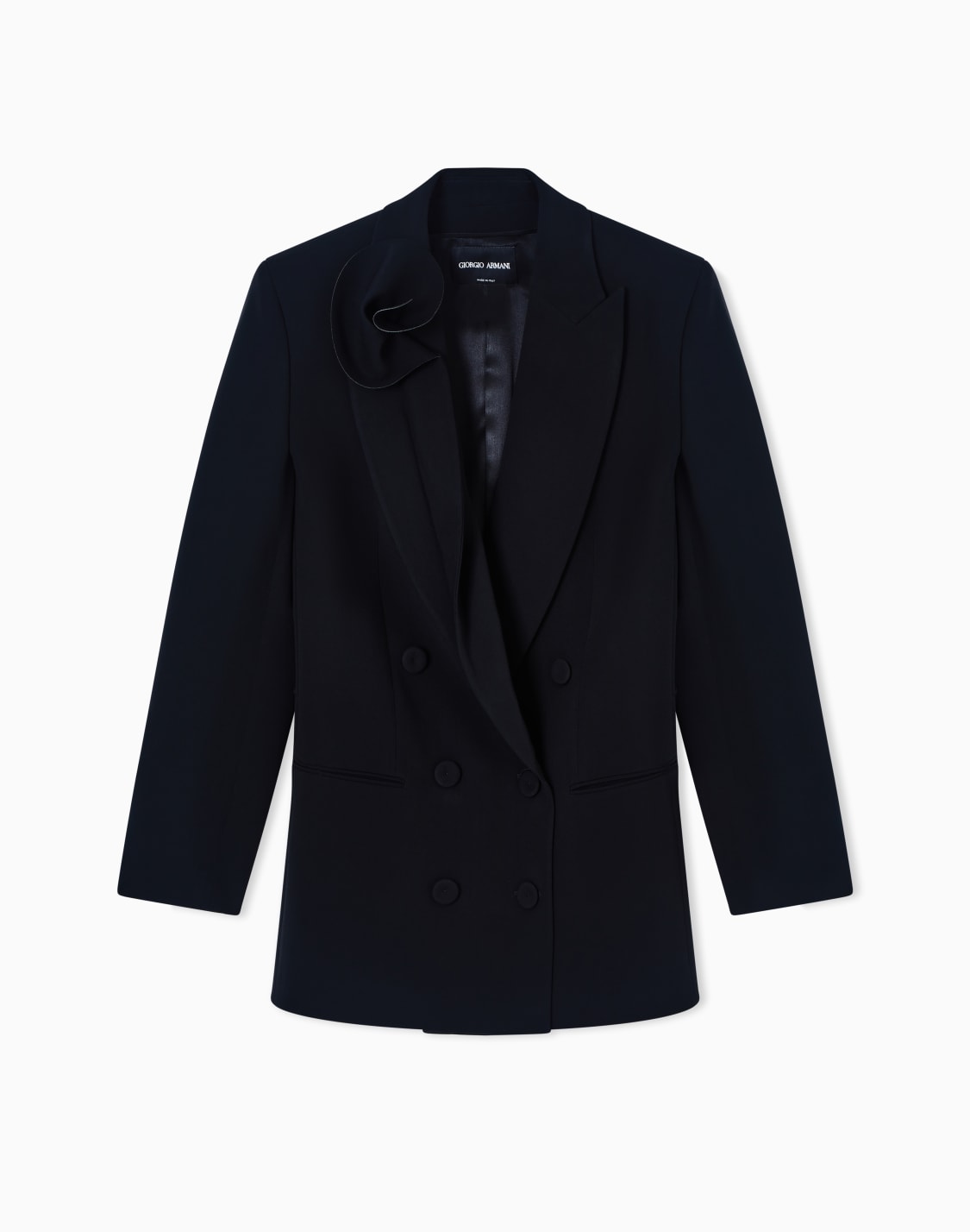 doppelreihiges-sakko-aus-seidencady-mit-rosendetail-schwarz--giorgio-armani