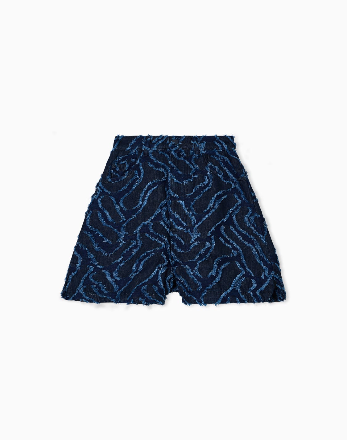 fringed-embossed-jacquard-denim-shorts-blue--emporio-armani