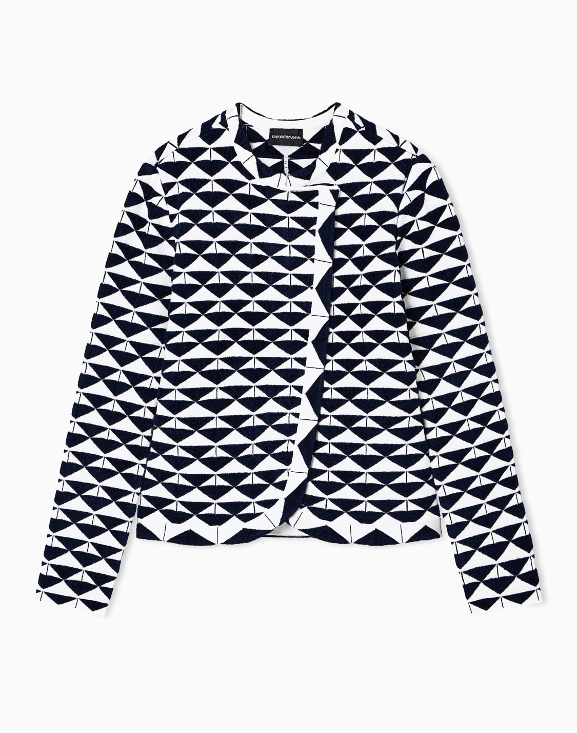 viscose-jacquard-jacket-with-abstract-motif-and-off-centre-closure-blue--emporio-armani