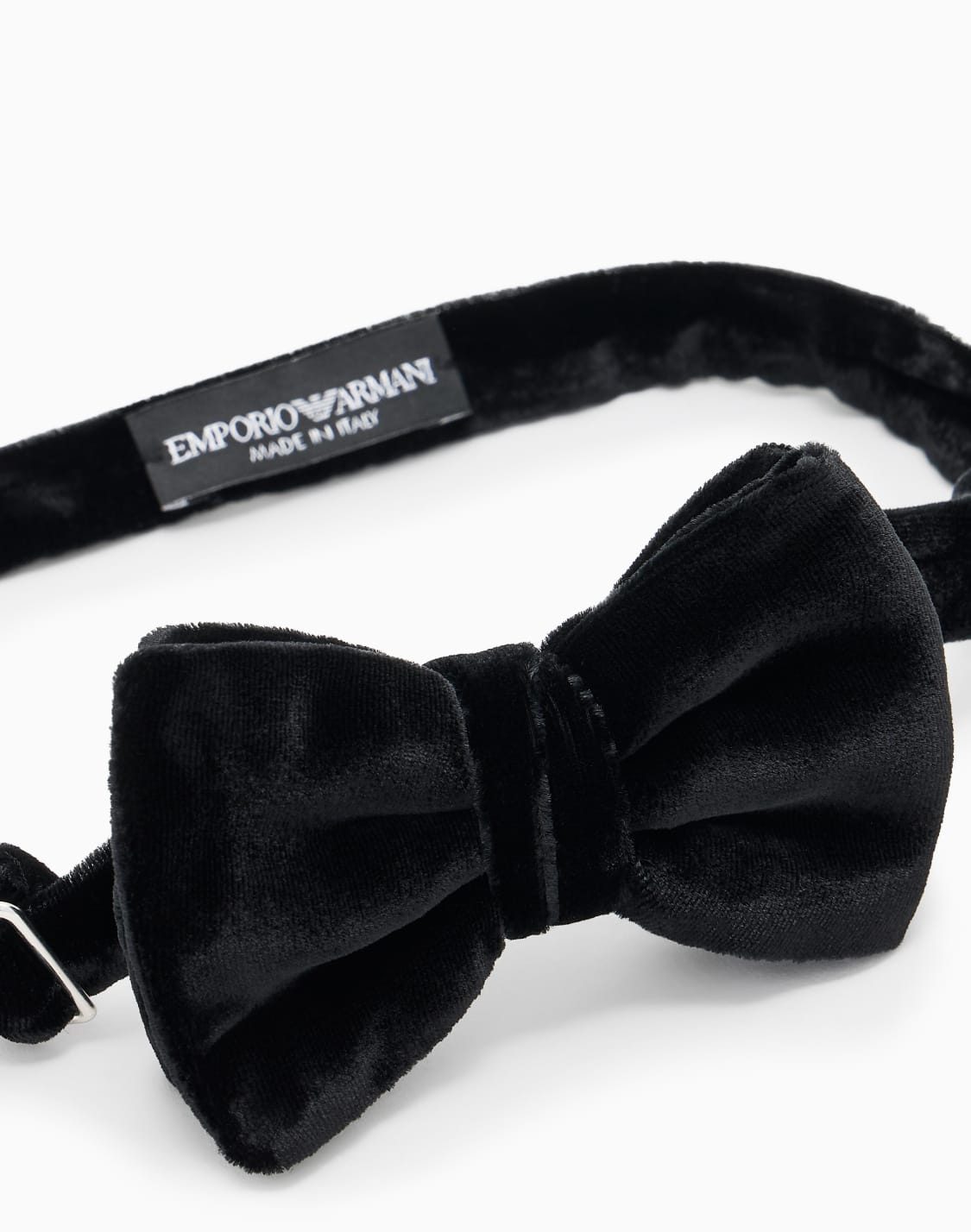 pajarita-de-terciopelo-liso-negro--emporio-armani