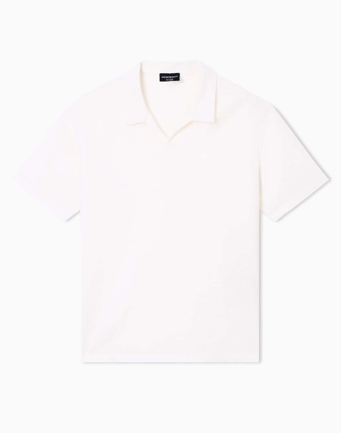 polo-en-jersey-jacquard-teint-en-fil-icon-blanc--emporio-armani
