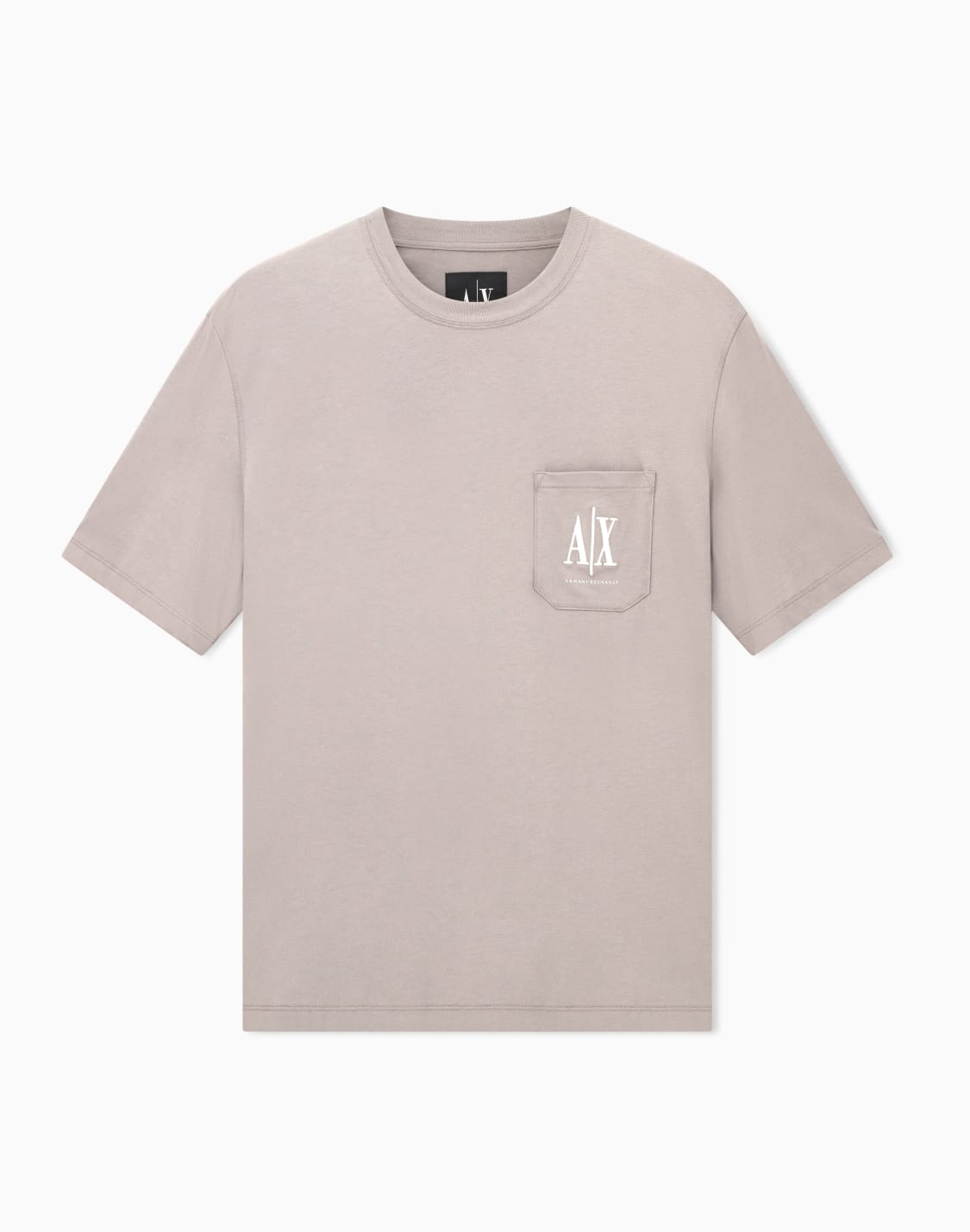 regular-fit-t-shirt-with-pocket-and-logo-beige--armani-exchange
