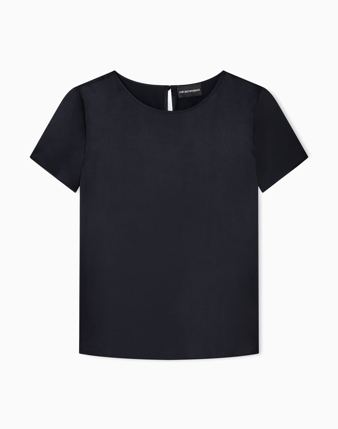 short-sleeved-silk-satin-blouse-black--emporio-armani