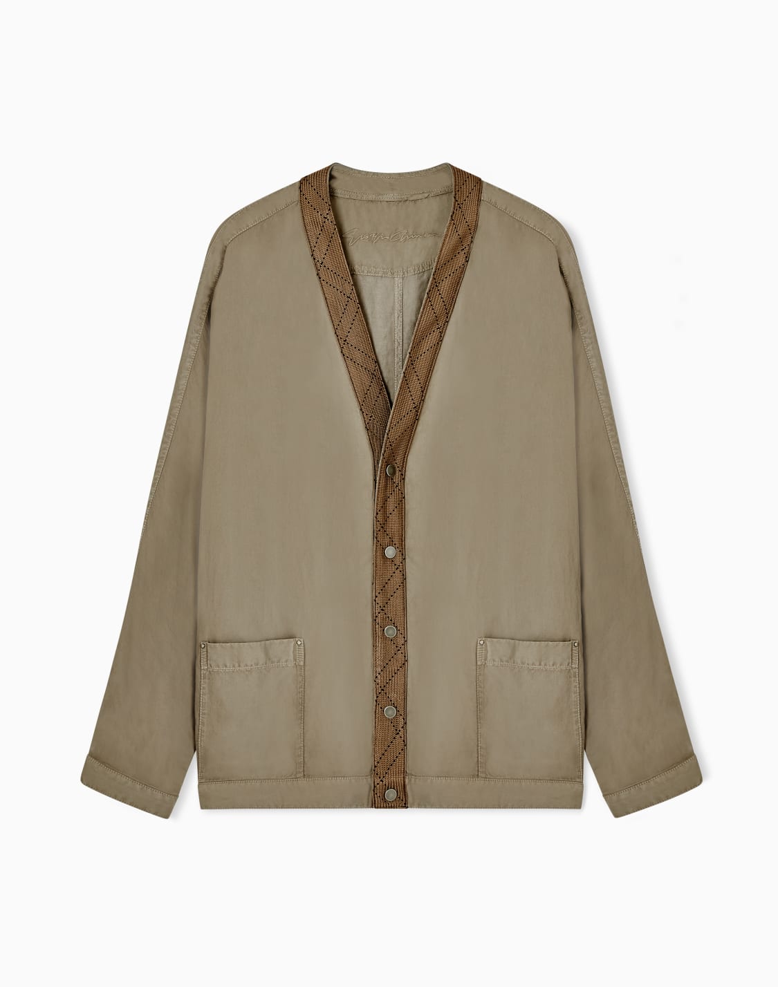 giacca-camicia-in-cupro-e-lino-denim-collection-marrone--giorgio-armani