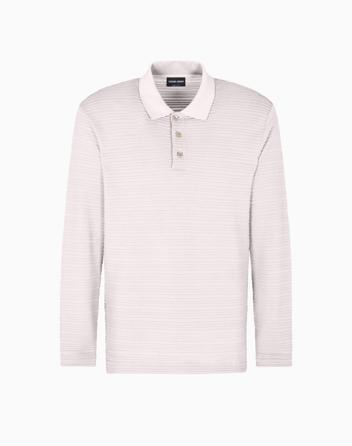 long-sleeved-polo-shirt-in-wool-jersey-with-a-stripe-motif-beige--giorgio-armani