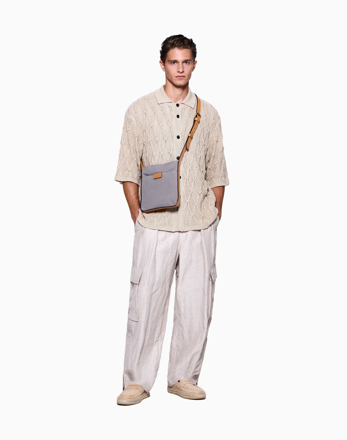 linen-and-cotton-polo-shirt-beige--giorgio-armani