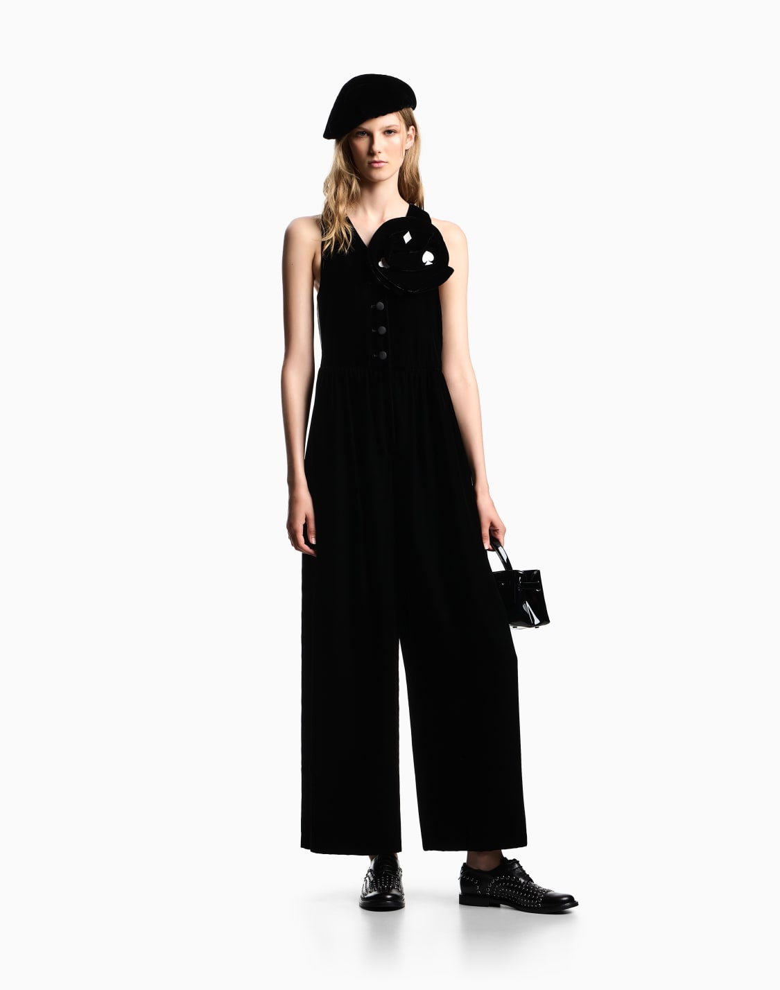 asv-jeu-de-cartes-velvet-jumpsuit-with-brooch-black--emporio-armani