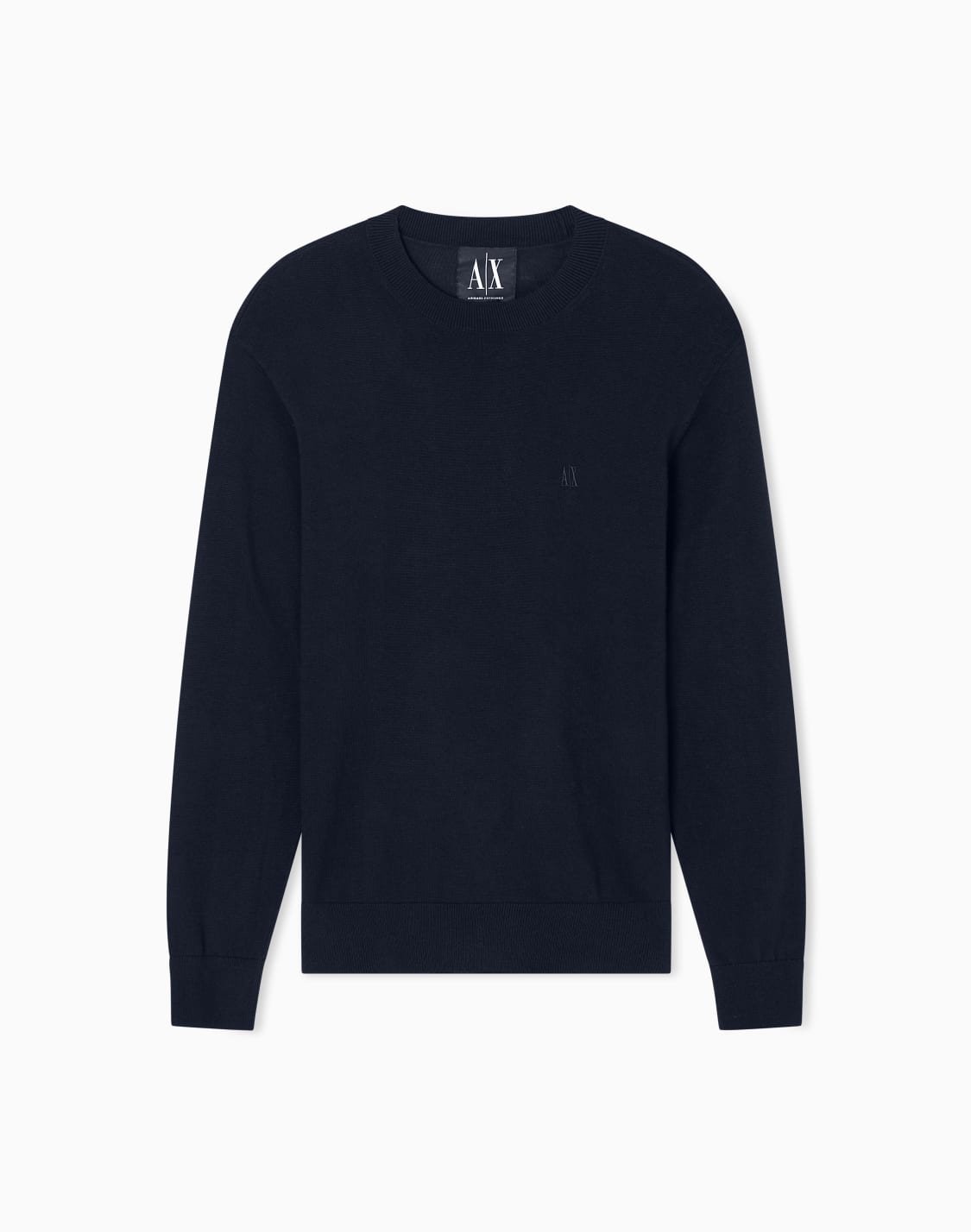 -cotton-blend-crew-neck-sweater-navy-blue--armani-exchange