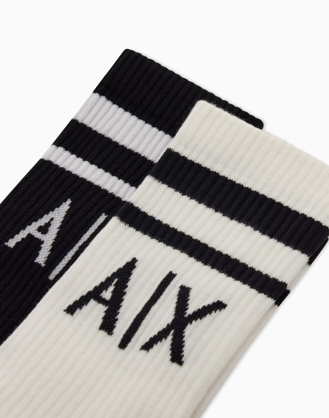 pack-of-2-pairs-of-socks-with-logo-black--armani-exchange