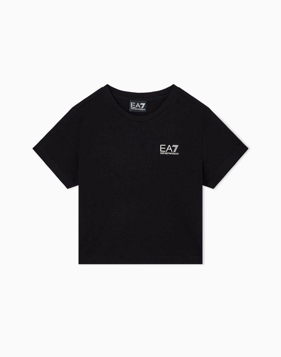 core-identity-girl-stretch-cotton-crew-neck-t-shirt-black--ea7