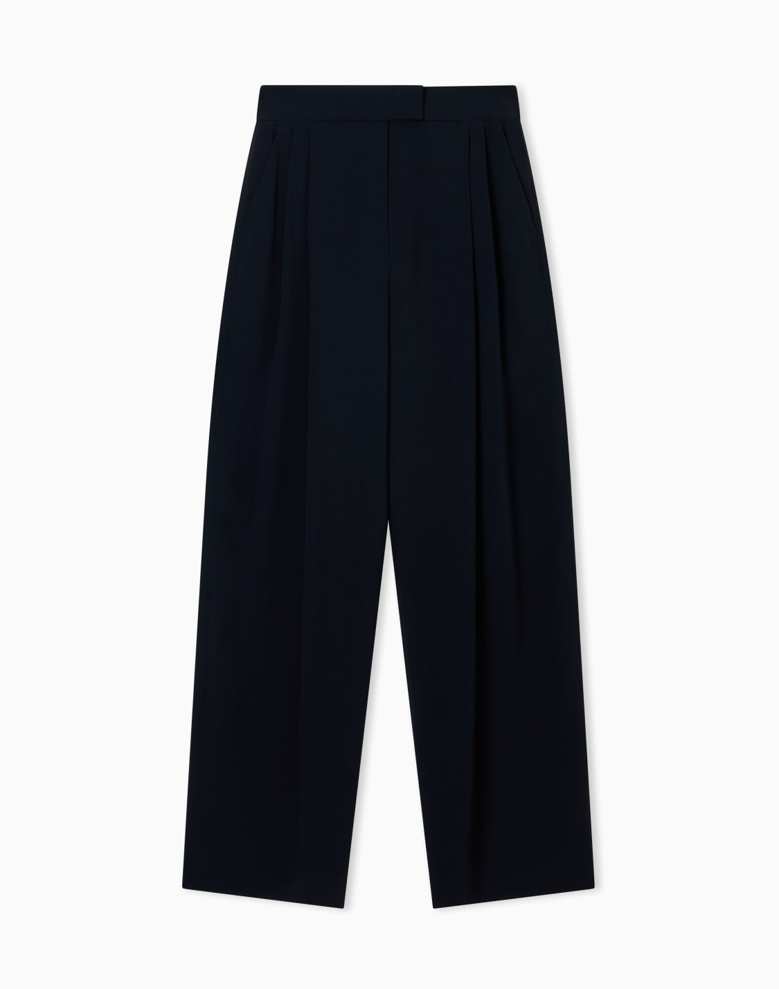 pantalon-palazzo-pinces-en-envers-satin-noir--emporio-armani
