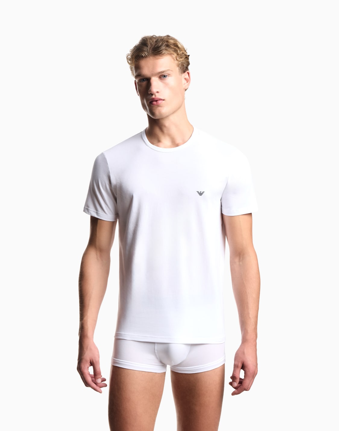 lot-de-2-t-shirts-de-dtente-en-jersey-stretch-blanc--emporio-armani