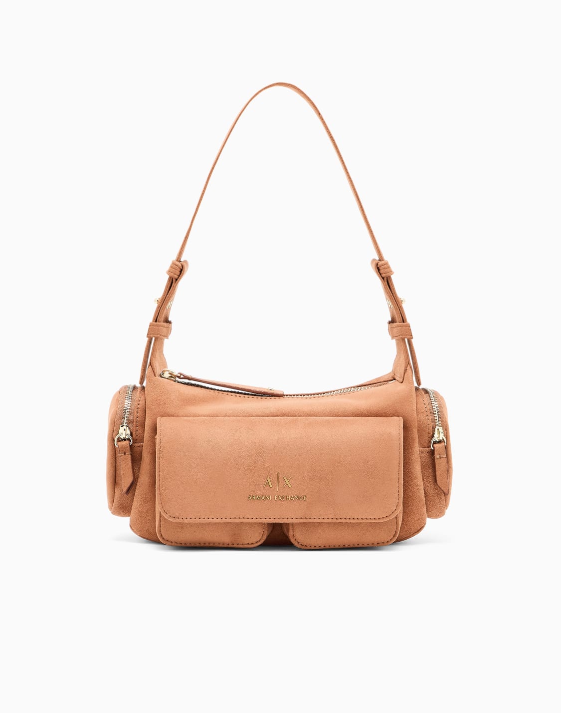 borsa-a-spalla-grande-con-tasche-laterali-cammello--armani-exchange