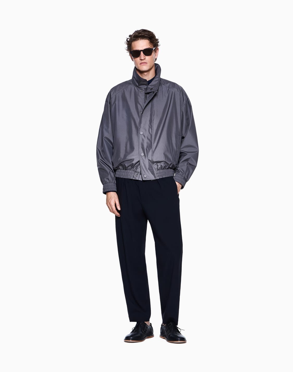 blouson-in-pure-silk-technical-canvas-grey--giorgio-armani