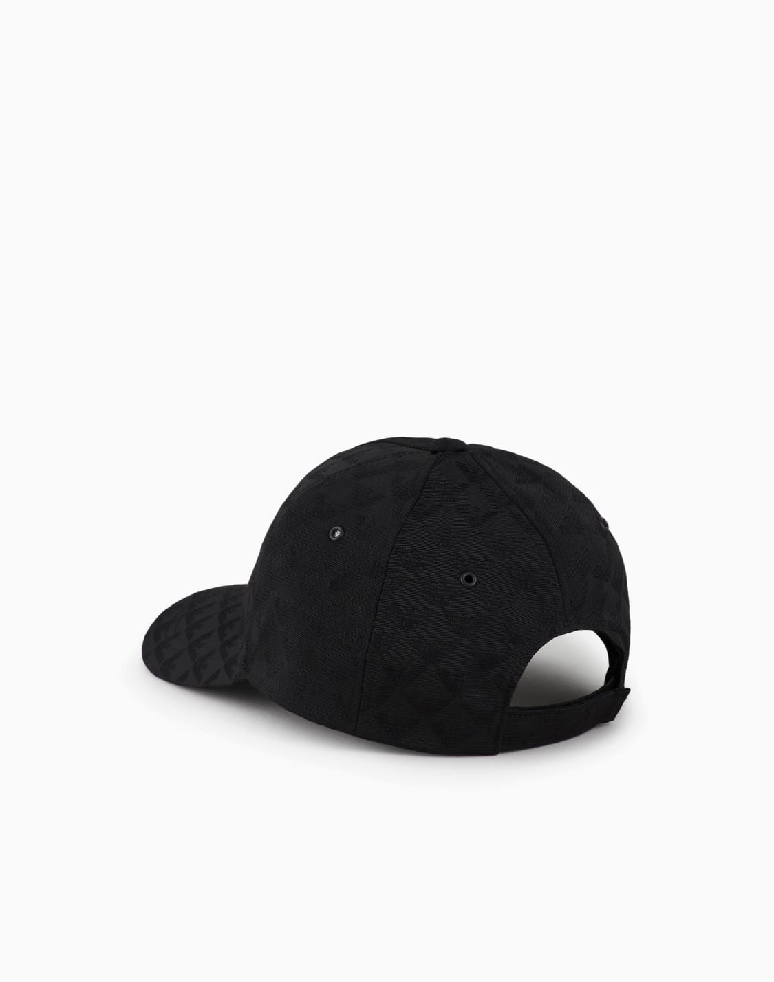 all-over-eagle-jacquard-baseball-cap-black--emporio-armani