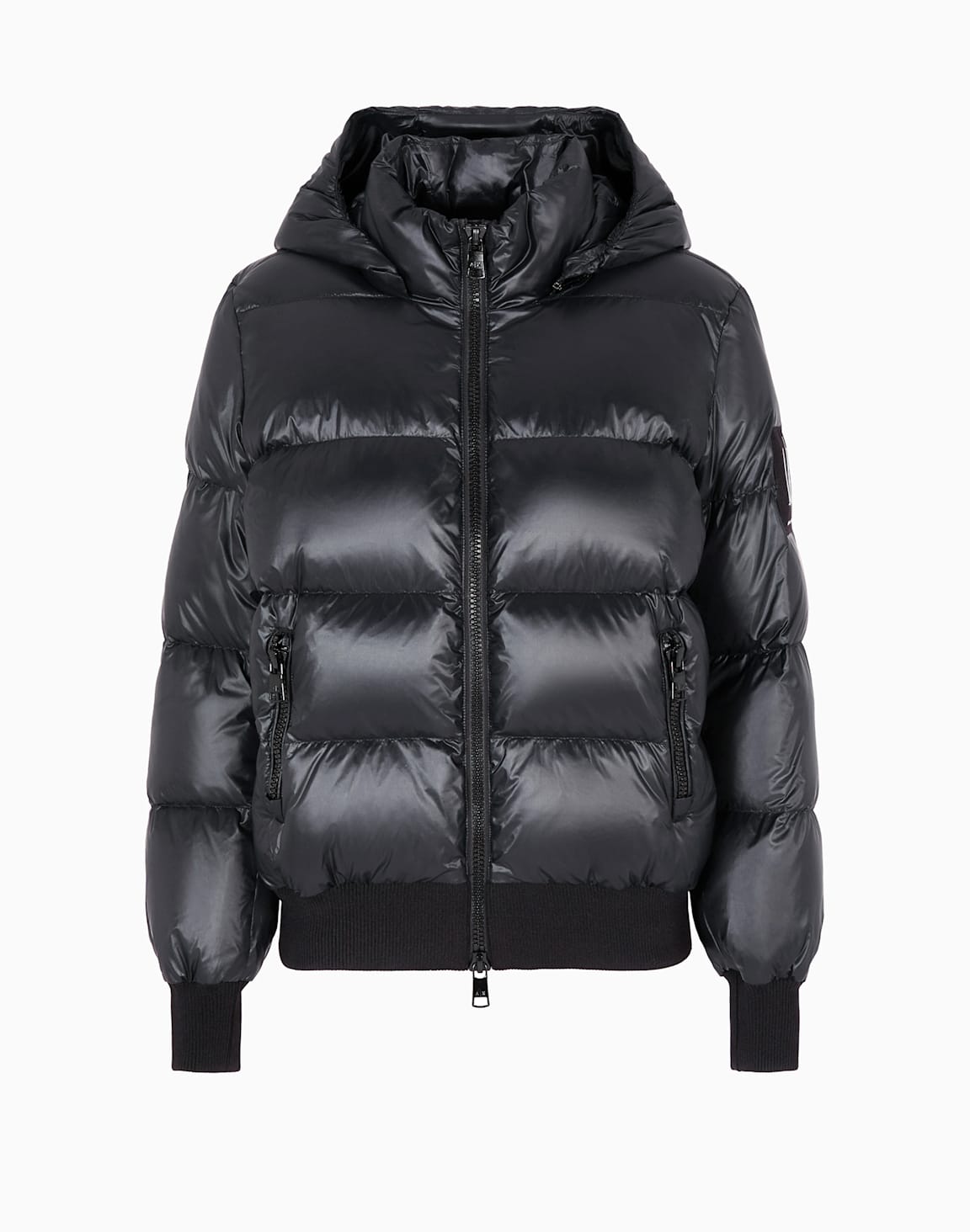 chaqueta-acolchada-con-capucha-icon-project-negro--armani-exchange