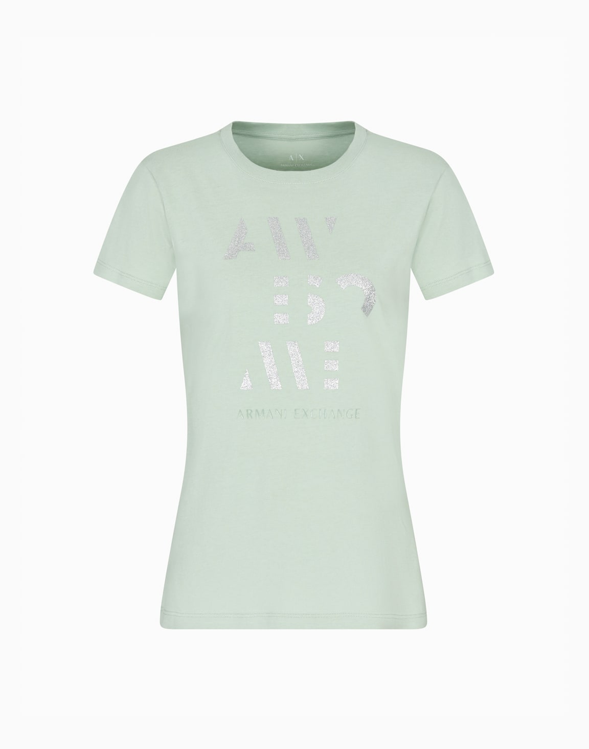 t-shirt-coupe-rgulire-awesome-vert--armani-exchange