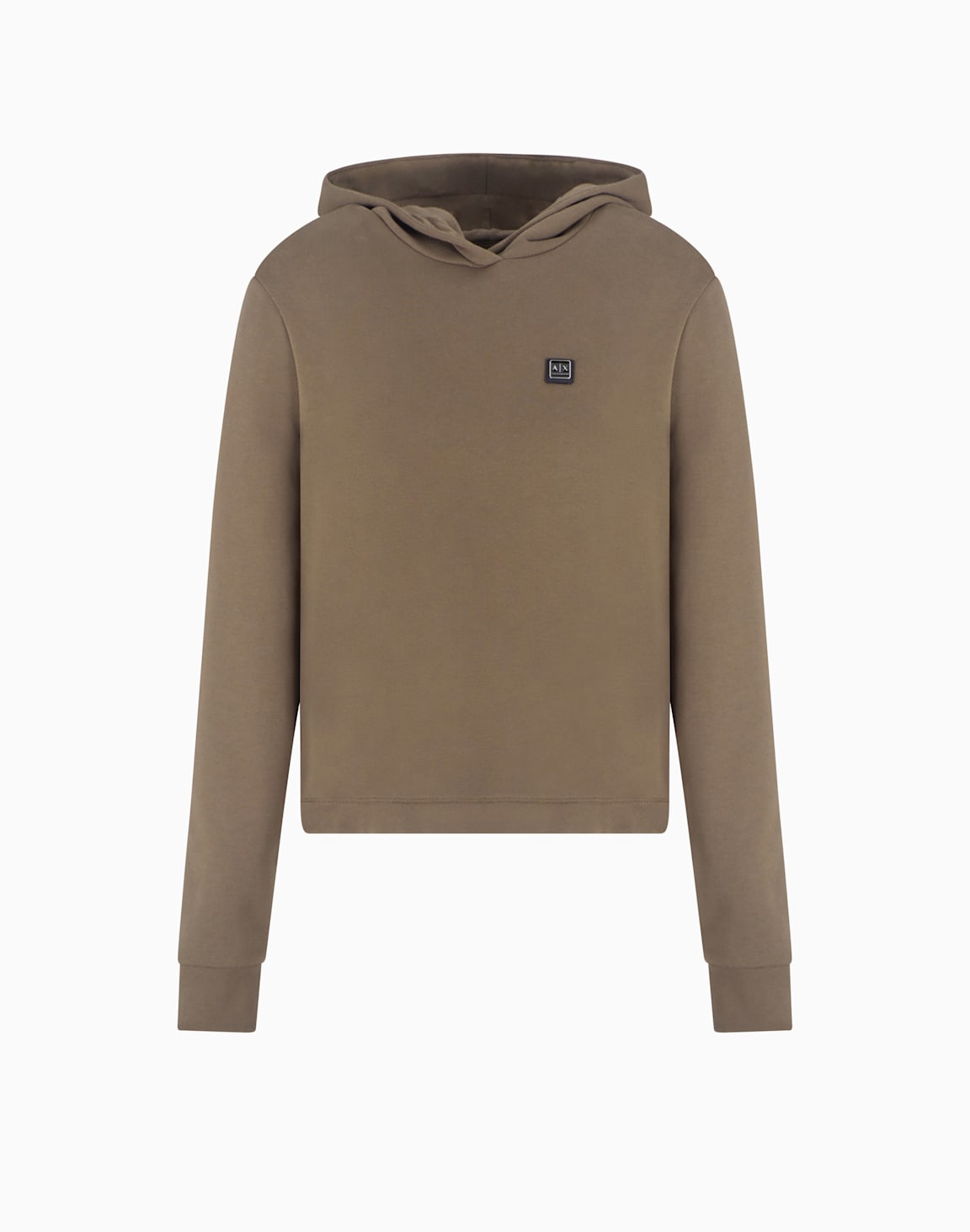 sweat-capuche-en-coton-biologique-mlang-asv-marron--armani-exchange
