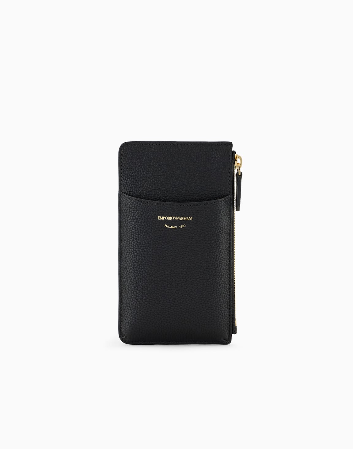 deer-print-myea-phone-case-with-zip-and-pockets-negro--emporio-armani