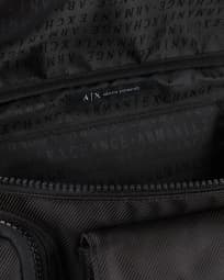 Giorgio Armani 最高級 黒 レザー トラベルバッグ ウィークエンド Armani // Black Leather Weekender Bag – VSP Consignment