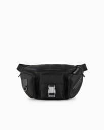 [美品] GIORGIO ARMANI 黒編み込みポシェット undefined