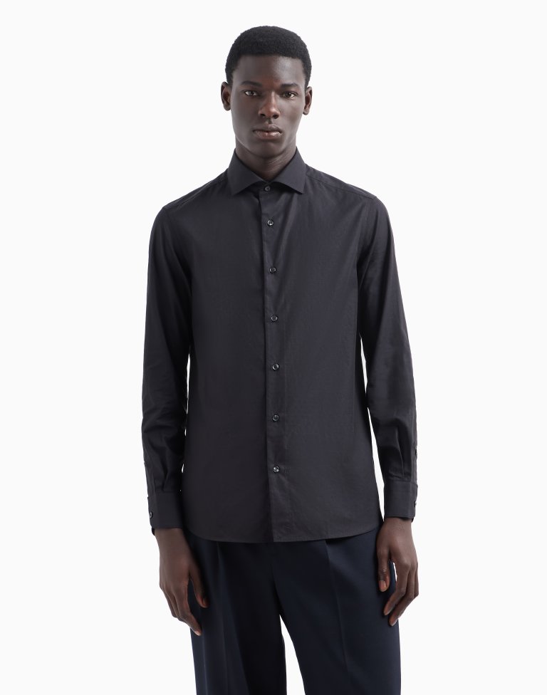 Adhdyuud Camicia Da Smoking Da Uomo Con Polsino Francese - Foto 4