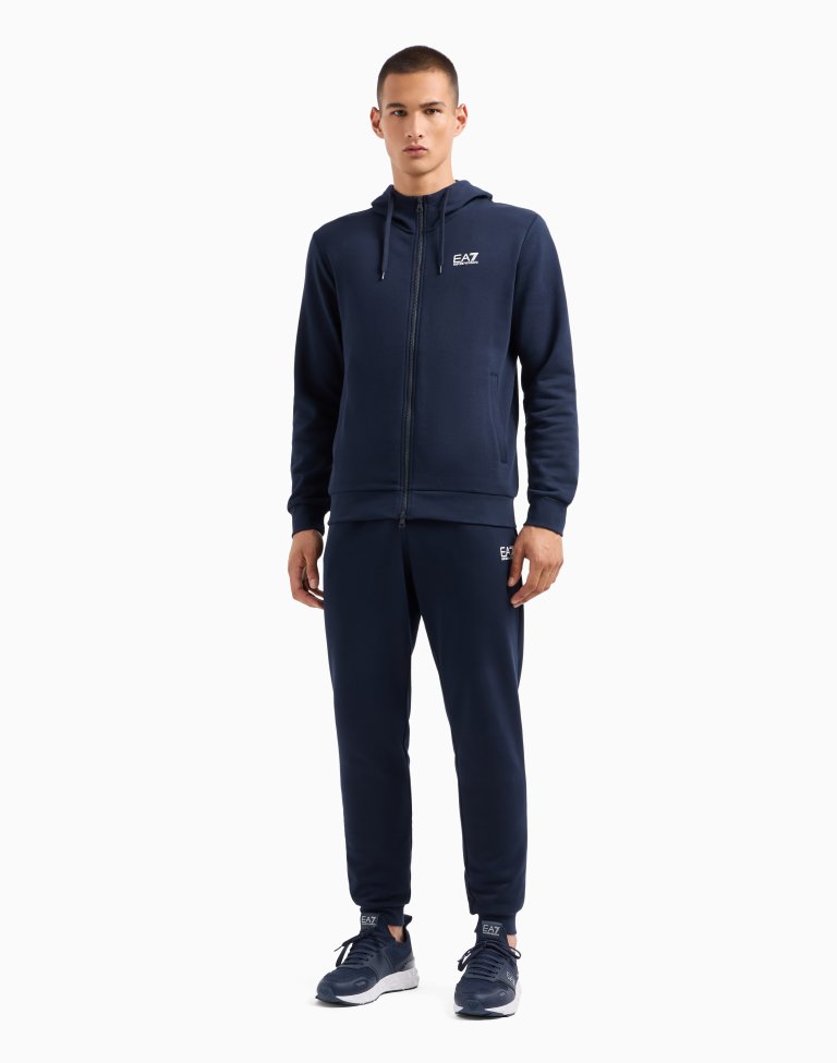 EA7 Emporio Armani Tuta Uomo in Cotone con Cappuccio Art. 8NPV80 PJ05Z