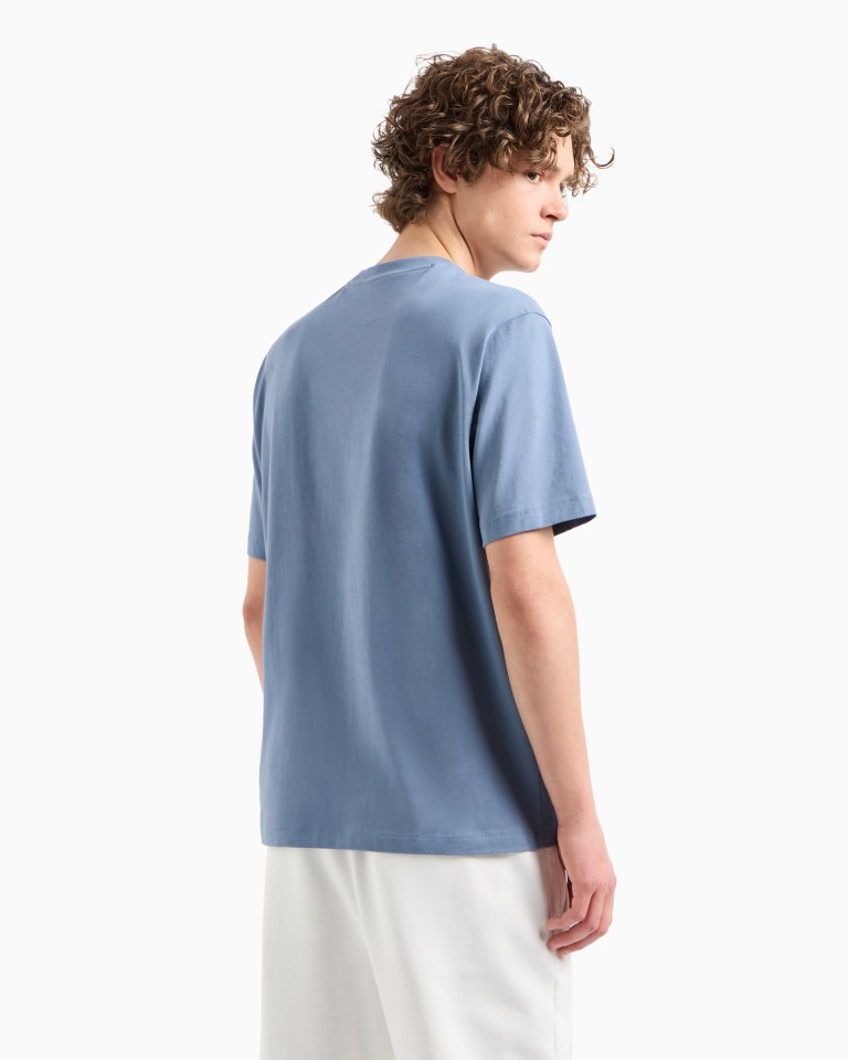 Regular fit Tshirt with Milan New York embroidery Armani Exchange