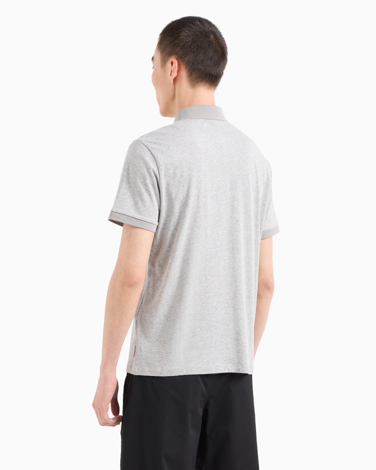Polo shirt in Milan/New York jersey Armani Exchange