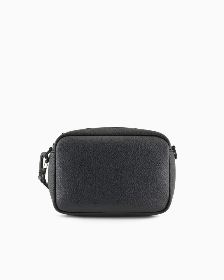 Crossbody bag in recycled material with external pockets ASV