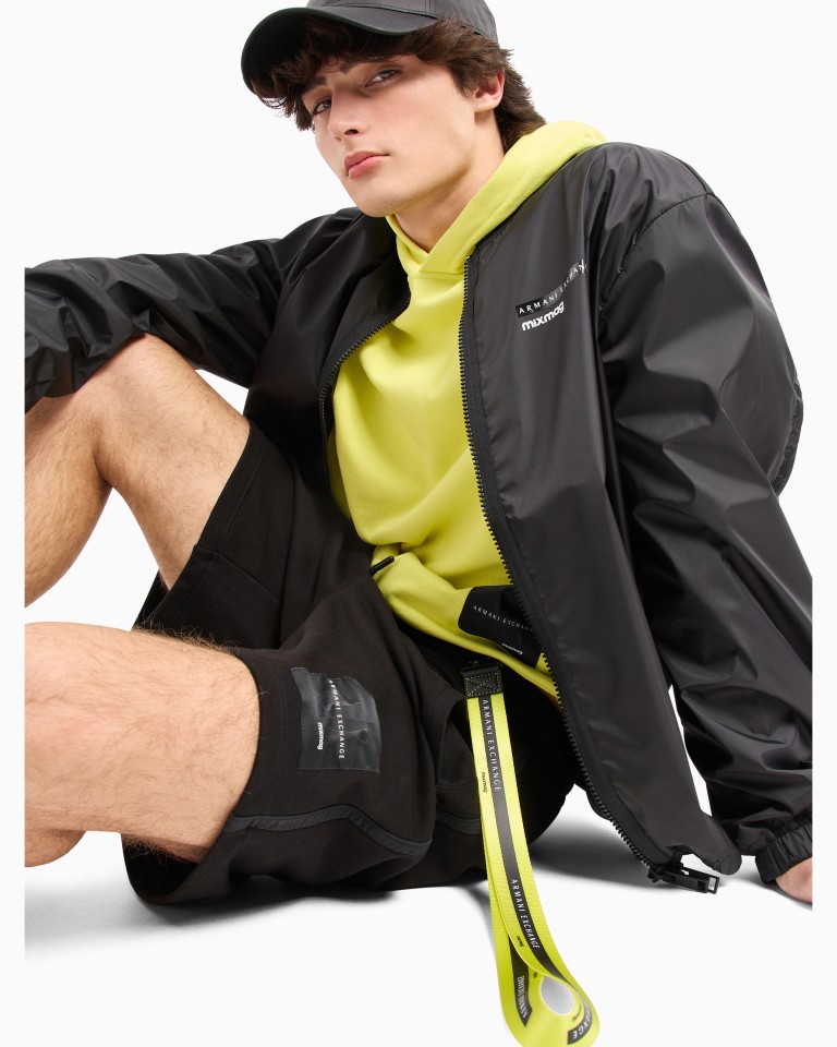 Key ring with contrasting logo Armani Exchange