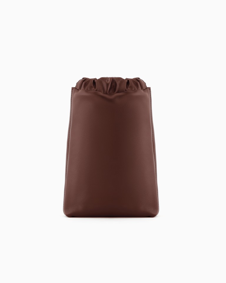 Small pouch bag in nappa leather Armani