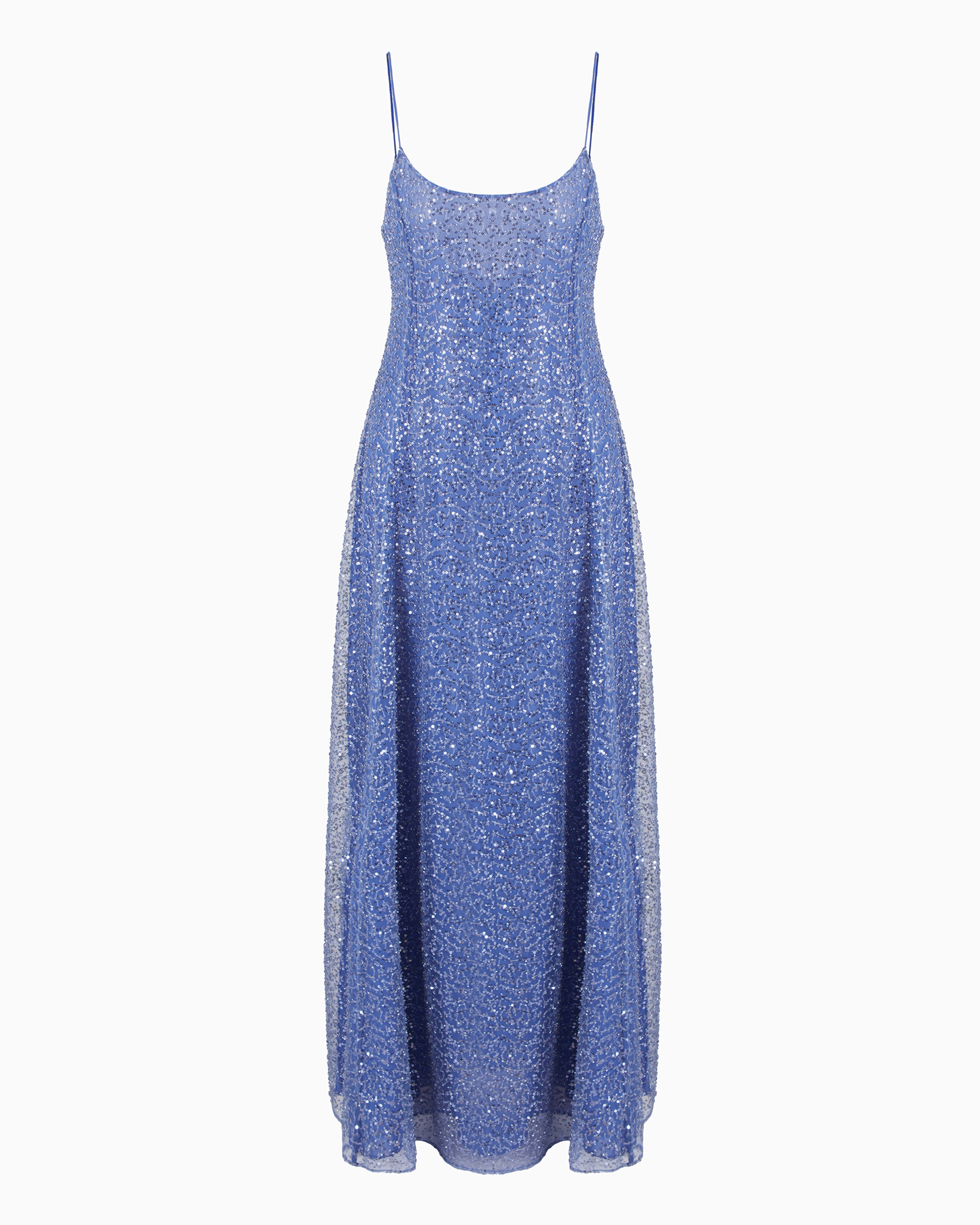 Emporio Armani Official Store Long Dresses In Blue