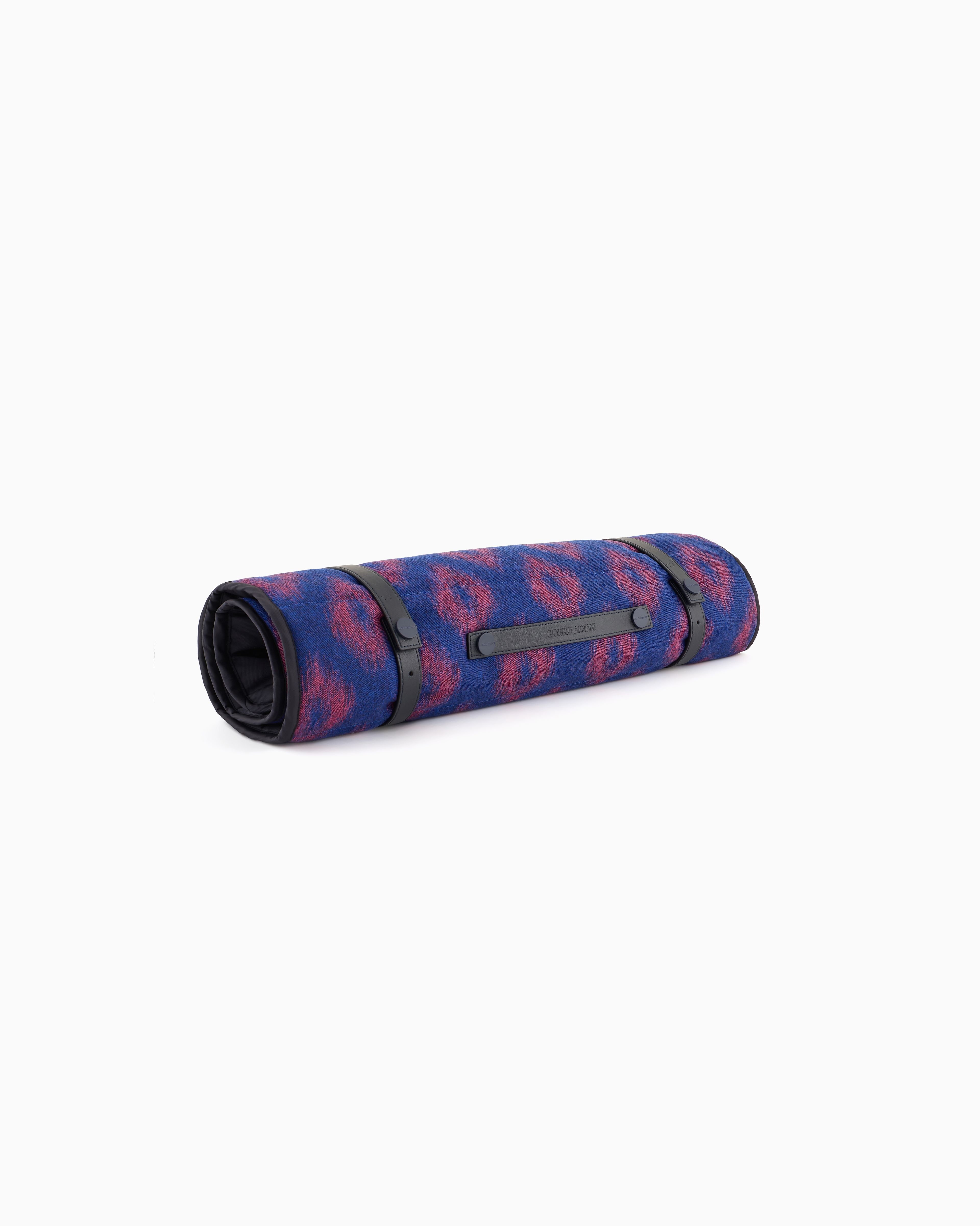 Giorgio Armani Poldo X  Travel Mat In Ikat Jacquard Flannel In Patterned